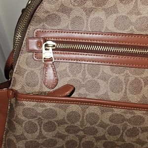 Coach baby backpack, EUC